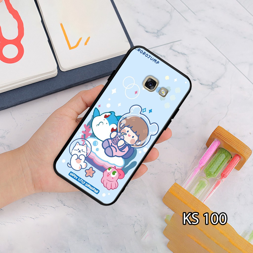 Ốp lưng SamSung  A3-2017/A5-2017/A7-2017  in hình Roro Jump siêu đáng yêu độc, lạ_KINGSTORE.HN_Ốp SS A320/A520/A720