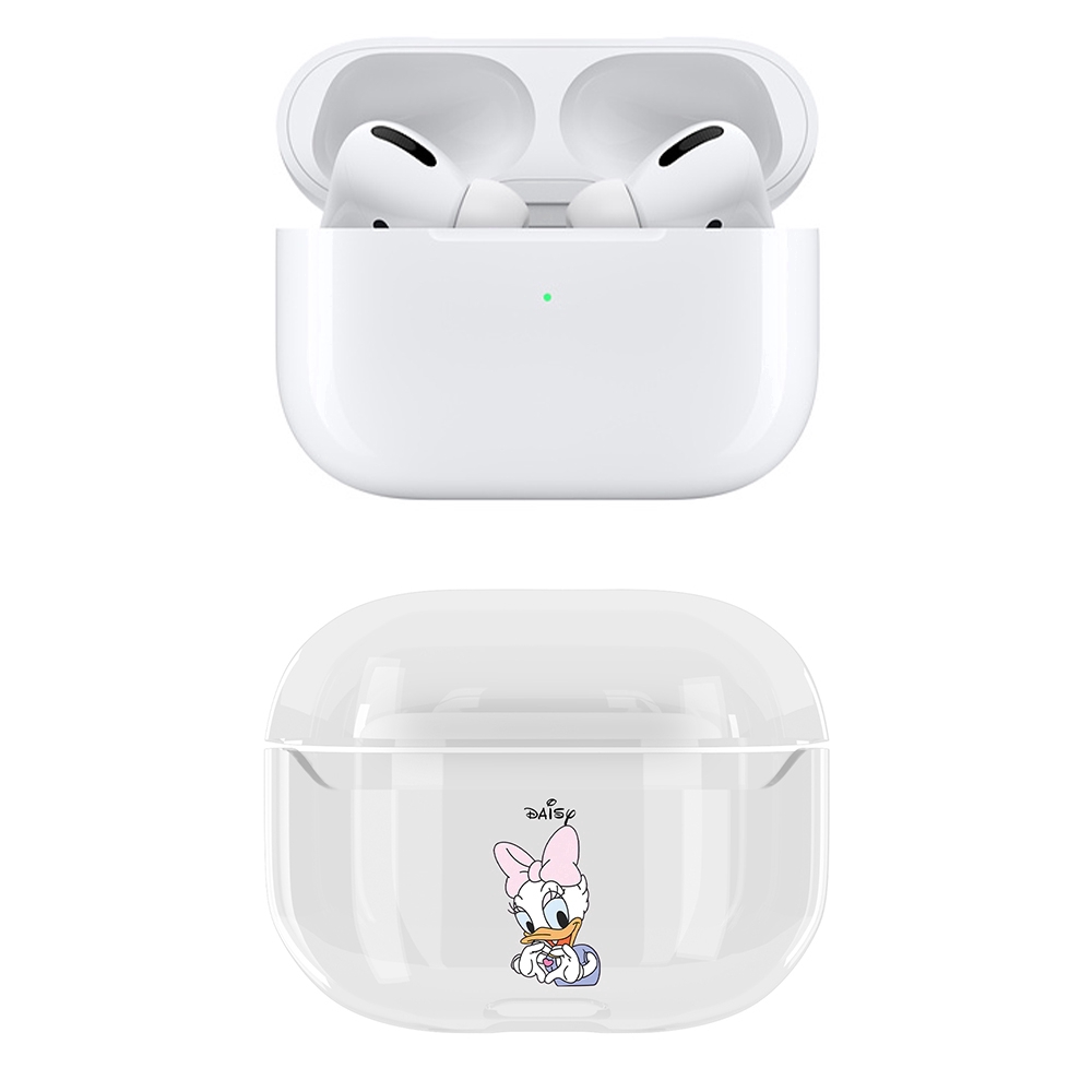 Vỏ bảo vệ hộp sạc tai nghe Bluetooth PC họa tiết hoạt hình dễ thương cho Apple Airpods Pro