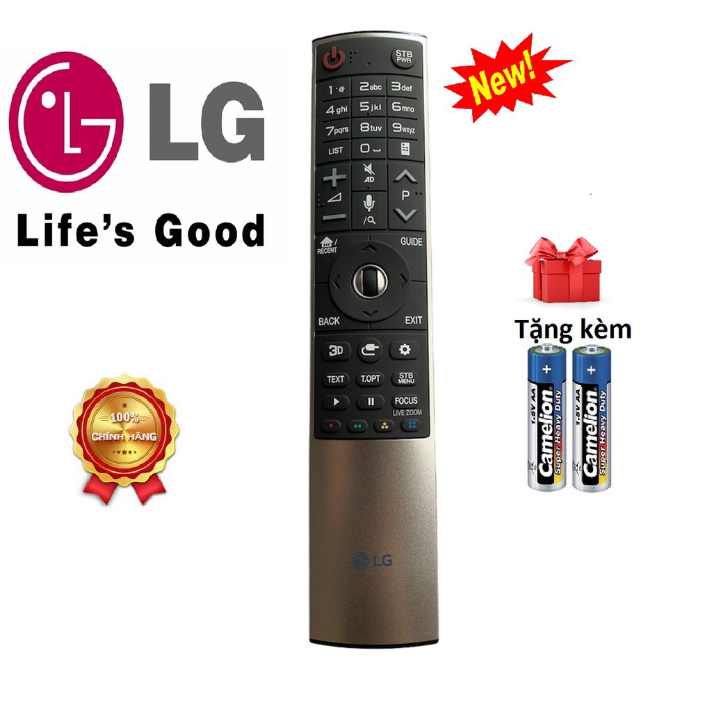 Điều khiển tivi LG thông minh có chuột bay và giọng nói AN-MR700 Hàng chính hãng full hộp của LG, remote mót bấm từ xa
