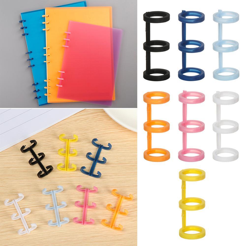 LAKAMIER Set 3 Vòng Xoắn Ốc Có Thể Tái Sử Dụng Cho Sách Mới