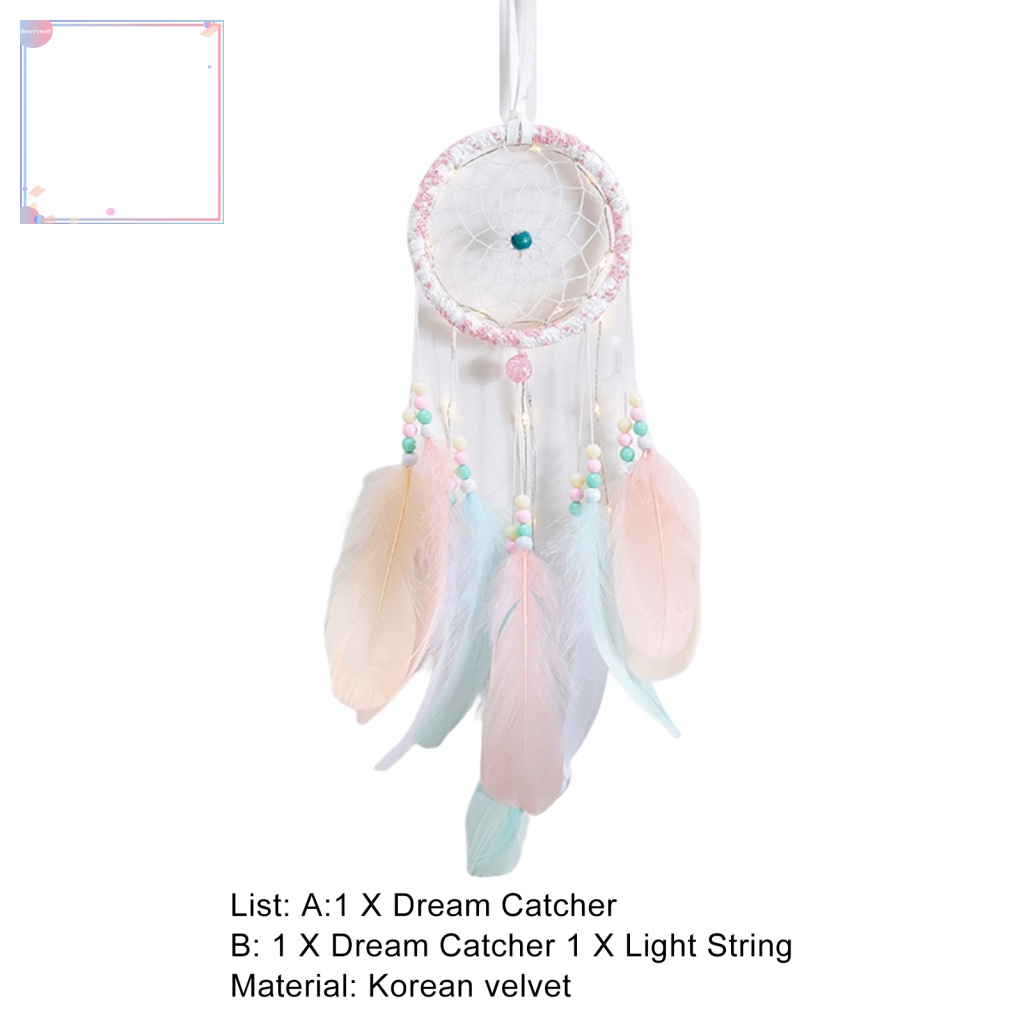 (DOV) Lưới Bắt Giấc Mơ Lông Vũ Dệt Tinh Tế Có Thể Tùy Chỉnh