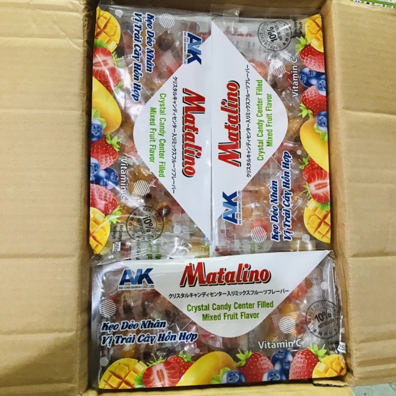 Kẹo Dẻo Nhân Vị Trái Cây Hỗn Hợp Matalino 250g