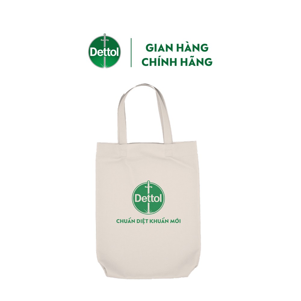 [QUÀ TẶNG KHÔNG BÁN] Túi tote canvas Dettol