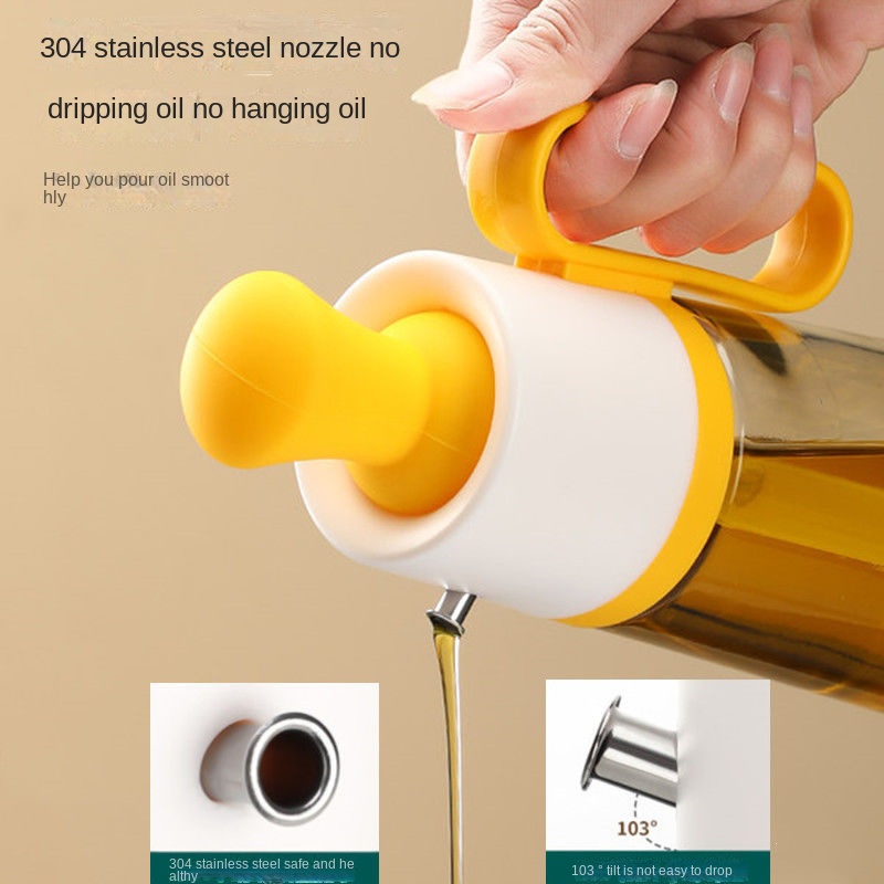 Bình Đựng Dầu Ăn Đa Năng Có Chổi Quét Tiện Dụng Cho Nhà Bếp