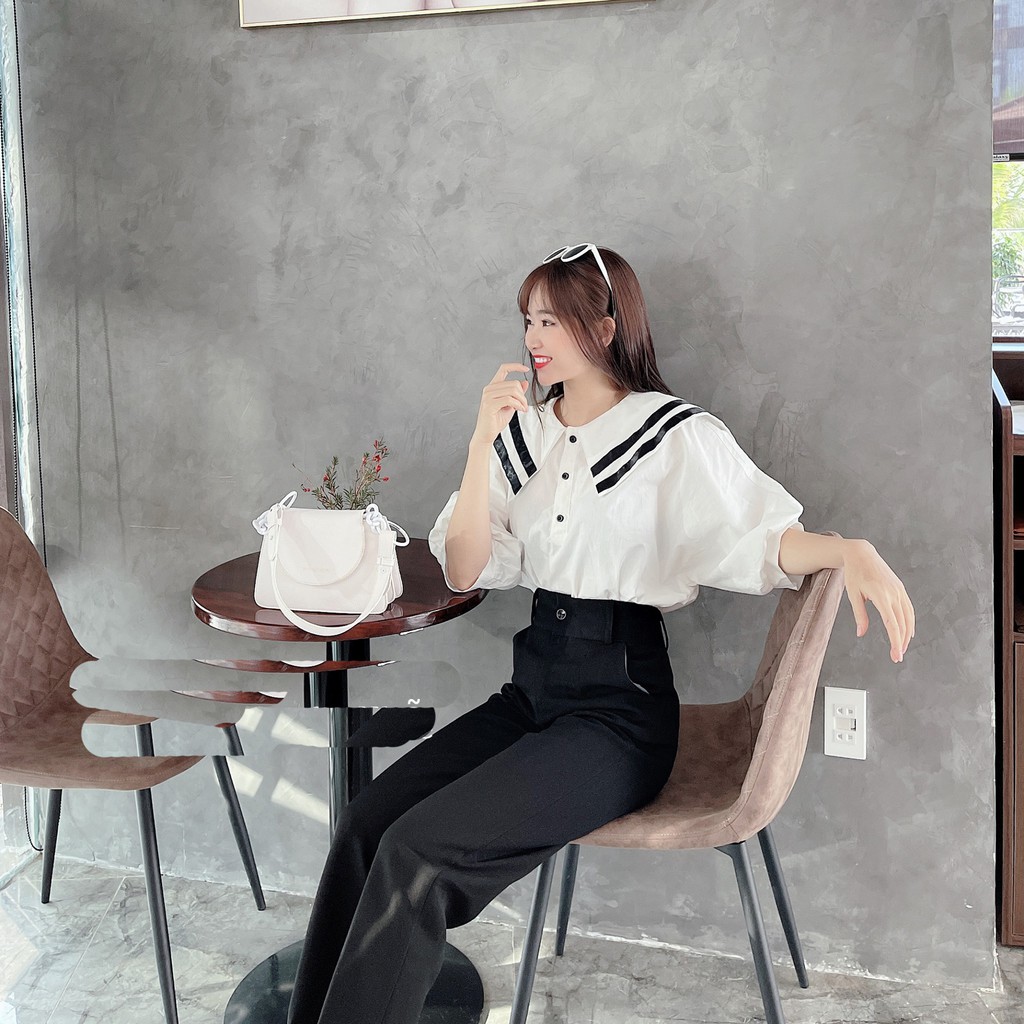 QUẦN TÂY NỮ LƯNG CAO HỌC SINH ĐI HỌC ĐEN LƯNG CAO, PHOM ĐẸP DÁNG TRẺ TRUNG SIÊU MỐT