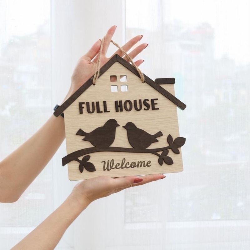 Bảng gỗ decor trang trí gia đình nhà cửa dễ thương ý nghĩa và làm quà tặng