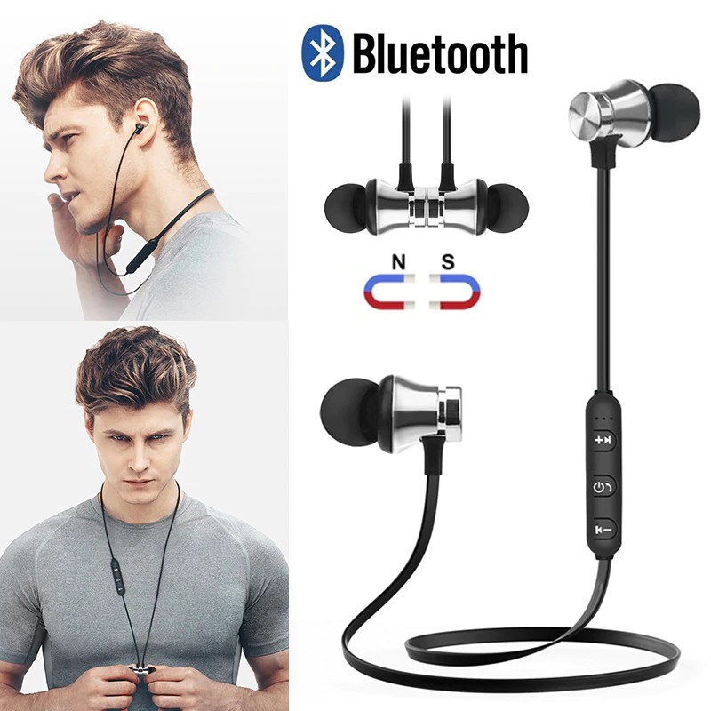 XT-11 waterproof wireless Bluetooth sports headphones stereo magnetic headphones