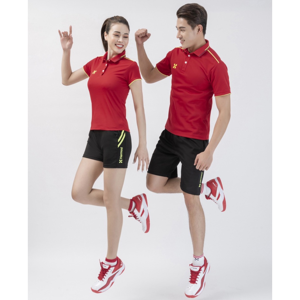 Áo Polo Nam Hermod Thun Mè 2 Chiều, Nhẹ Thoáng Thấm Hút Mồ Hôi, Phong Cách Thể Thao Mạnh Mẽ, Full Size