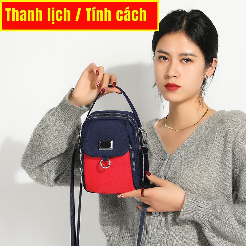 Túi Đeo Chéo Đựng Điện Thoại Chống Thấm Nước Cho Nữ