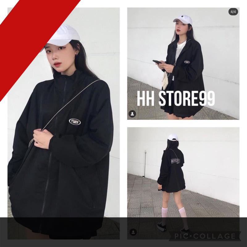 Áo khoác nỉ dài tay CỔ CAO có khóa kéo unisex🎀Áo sweater ulzzang thể thao nam nữ form rộng