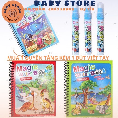 Tranh Tô Màu Nước Ma Thuật Không Giới Hạn Bút Tô Màu Không Bao Giờ Hết Mực