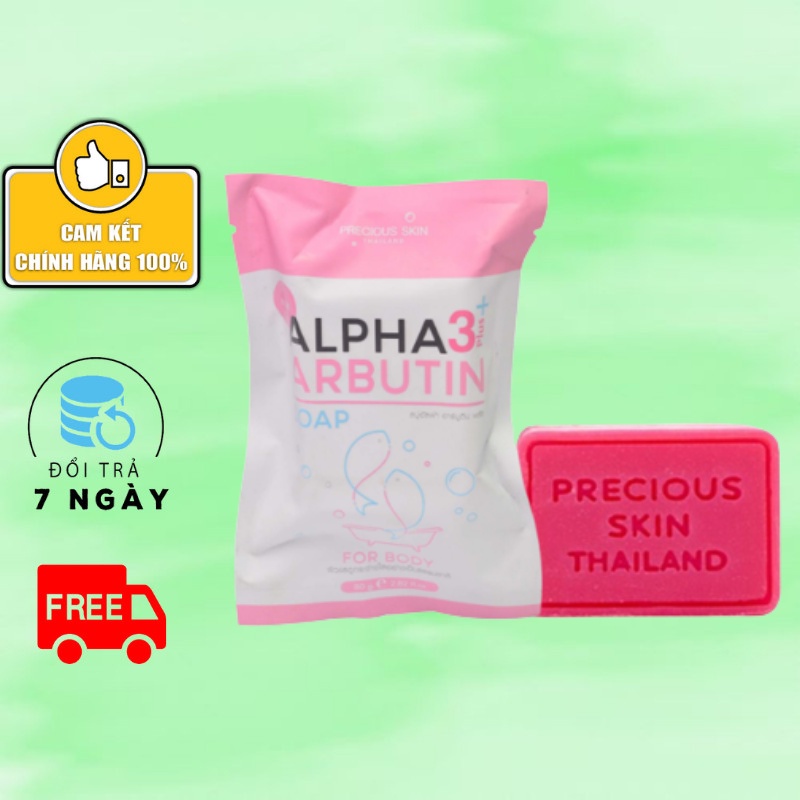 Xà Phòng Kích Trắng Alpha Arbutin Collagen Soap Thái Lan chính hãng
