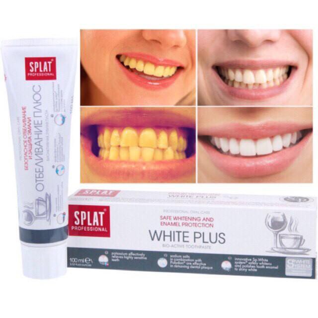 đơn từ 50k_Kem Đánh Răng SPLAT White Plus Ngăn Ngừa Hình Thành Mảng Bám Răng