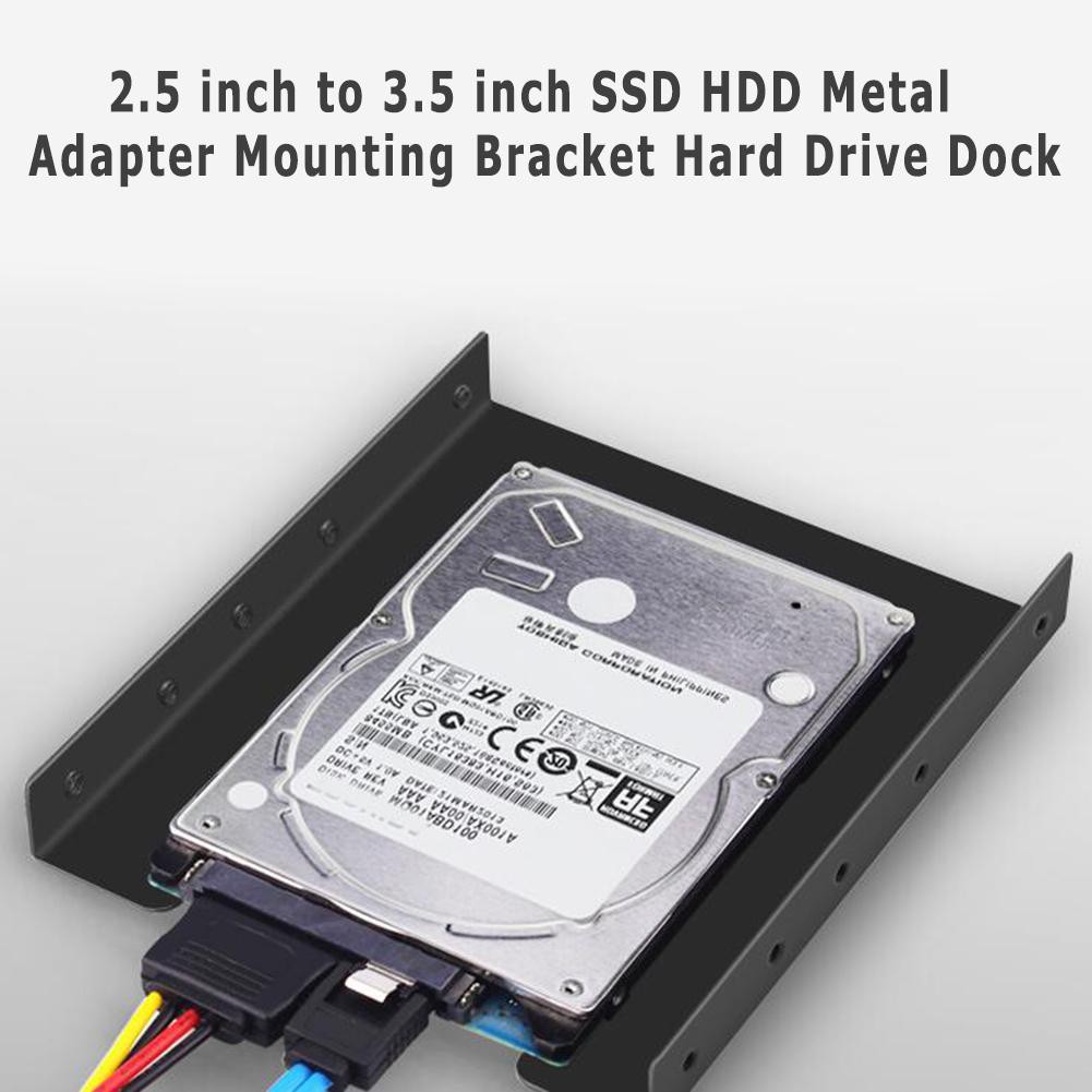 Khay hợp kim chuyển đổi ổ cứng SSD HDD từ 2.5" sang 3.5"