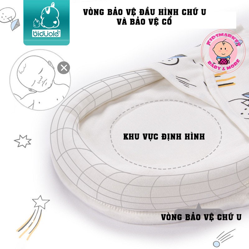 Quấn Kén Cao Cấp Chống Vẹo Cổ Cho Bé