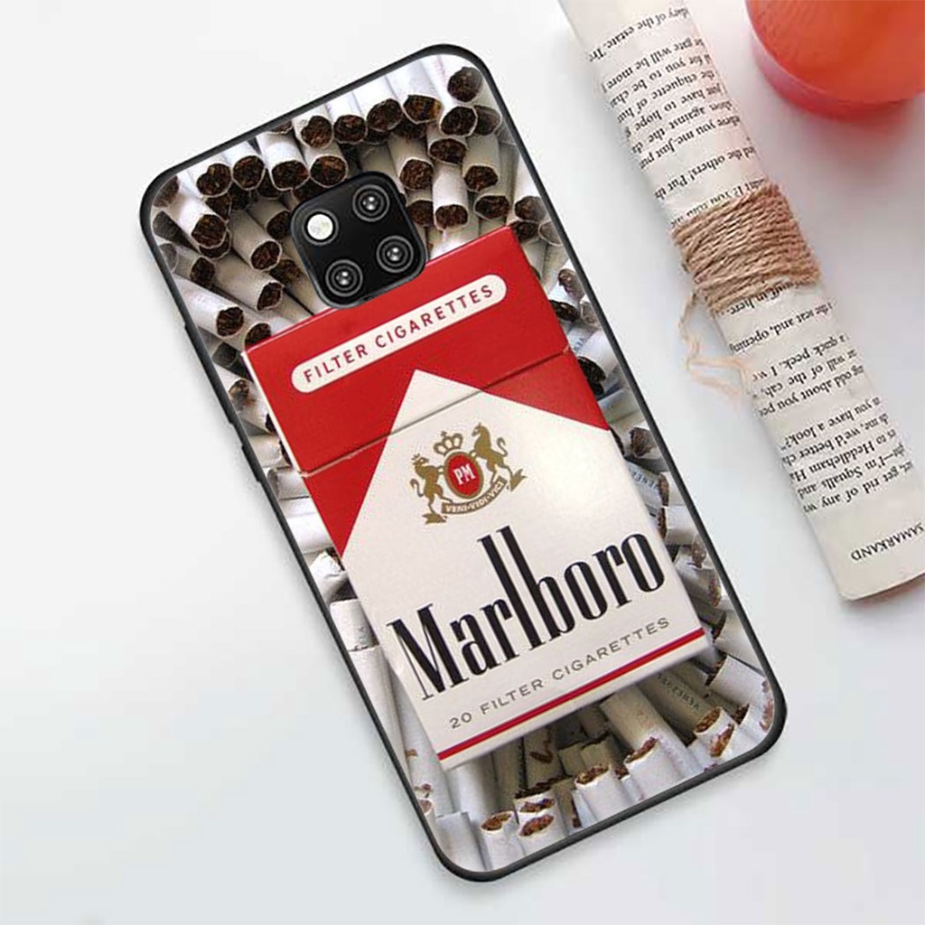 Ốp điện thoại hình logo marlboro Mini 27IOO cho Huawei P8 P9 P10 P20 Lite