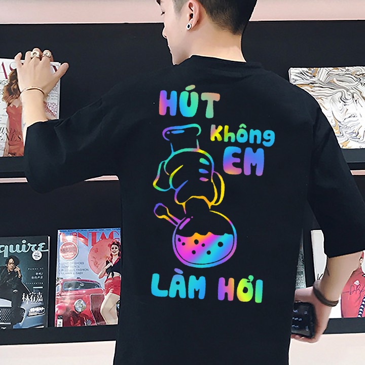 Áo Thun Nam Nữ Unisex Phản Quang 7 Màu (CHỤP FLASH) Cá Tính, Siêu CUTE ĐÁNG YÊU, HÌNH IN TO ĐẸP (NHIỀU MẪU) HOTTREND