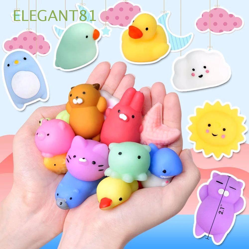 Set 10 đồ chơi Mochi mềm dẻo giảm căng thẳng dễ thương