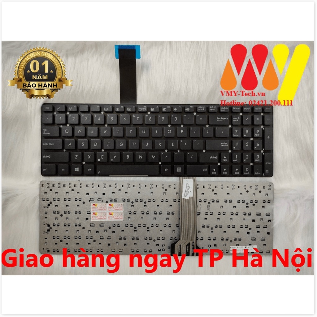 Bàn phím laptop Asus A55V A55VM A55VD A55XL A55DE- BẢO HÀNH 6 THÁNG