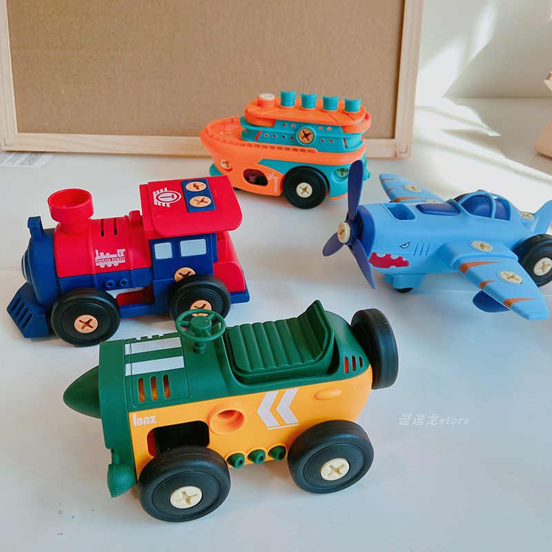 Ô Tô Đồ Chơi Lắp Ráp ToyBox, Máy Bay Lắp Ráp, Đồ Chơi Thông Minh Phát Triển Trí Tuệ Cho Bé