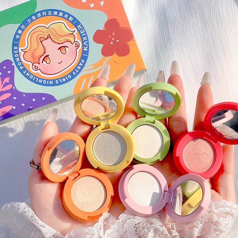 [Hàng mới về] Phấn bắt sáng/ đánh khối Kaxier chuyên dụng cho mặt