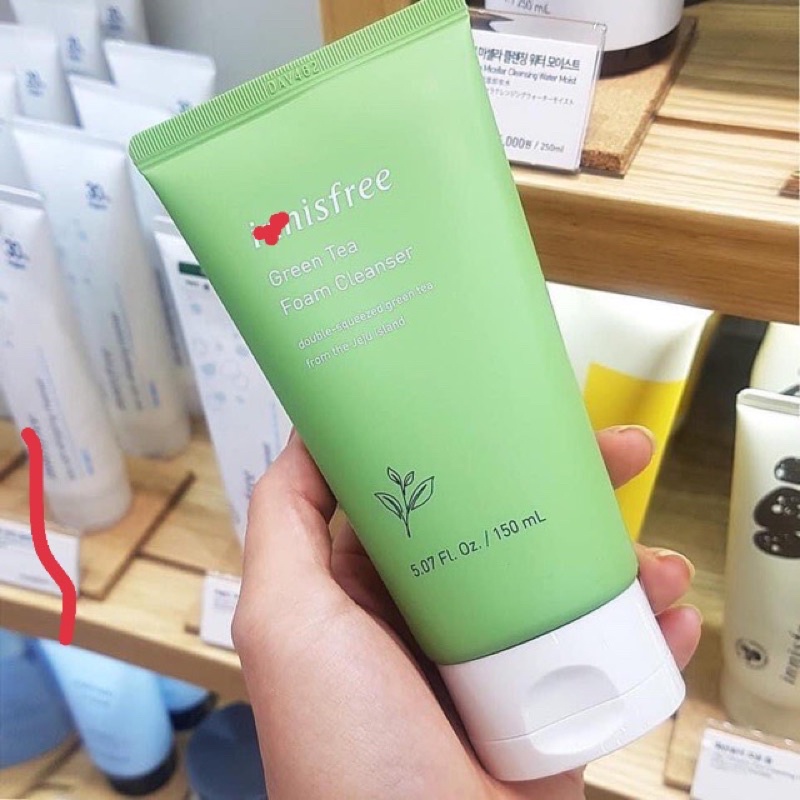 Sữa rửa mặt trà xanh mẫu mới