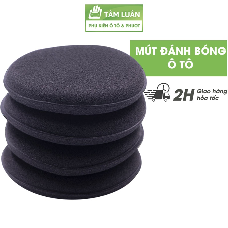Đánh bóng xe hơi miếng phớt, mút bọt biển bôi dưỡng, phụ kiện ô tô Tâm Luân