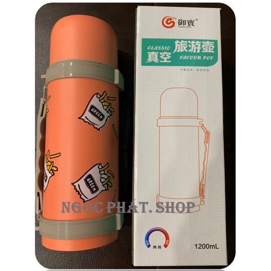 Bình giữ nhiệt, bình thủy Inox 304 Vacuum Pot Classic thể tích 1200ml