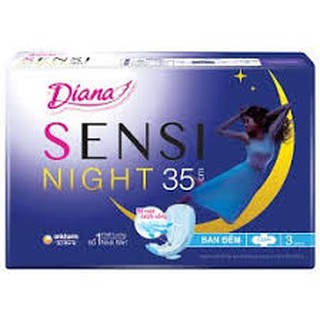 Mẫu mới) Gói Băng vệ sinh Diana Night 35cm