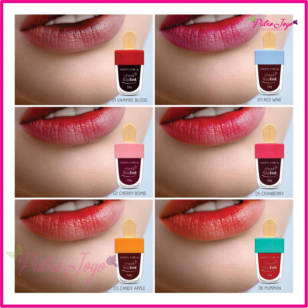 (hàng Mới Về) Son Tint Implora Trang Điểm Má Hồng Và Môi | BigBuy360 - bigbuy360.vn