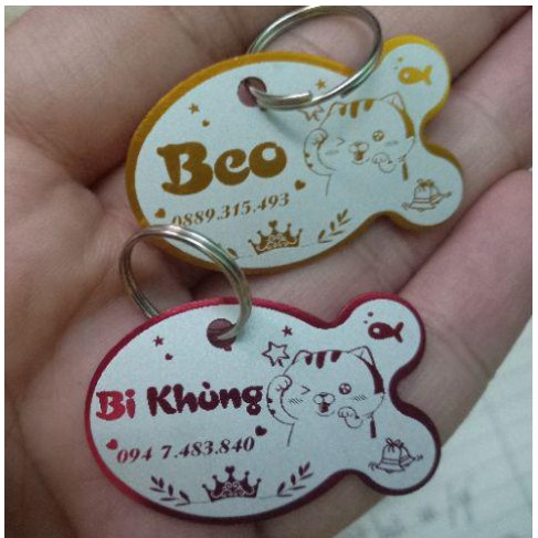Thẻ tên cho chó mèo - Pettag