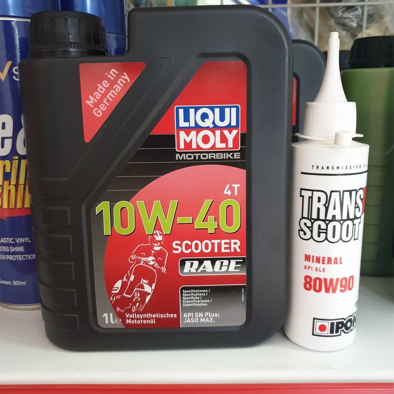 Nhớt Liqui Moly Scooter Race 10W-40 | Nhớt cao cấp dành cho xe ga | êm, Bền bảo vệ động cơ,  tích Kiệm nhiên liệu.