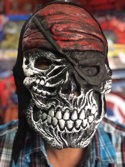 Mặt nạ ma bằng da cho lễ hội haloween