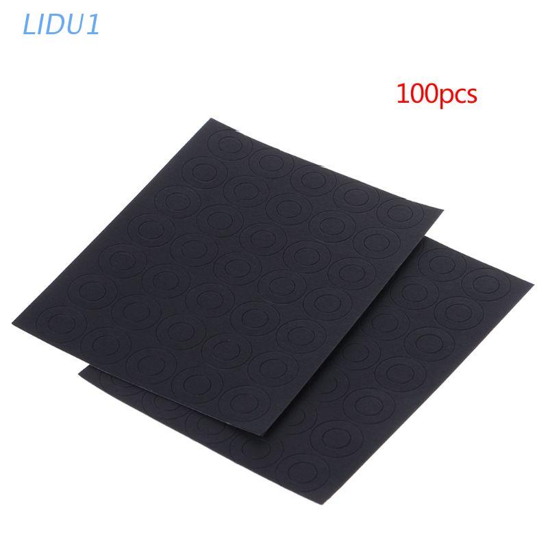 LIDU1  100PCS 18650 Lithium Batteries Anode Point Insulation Gasket Barley Paper Li-on Battery Pack Cell Insulating Glue Patch Electrode Insulated Pads