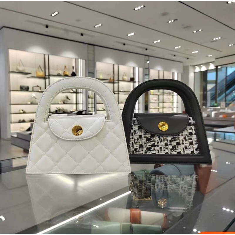 Túi xách CNK vuông quai cằm da PU cá tính