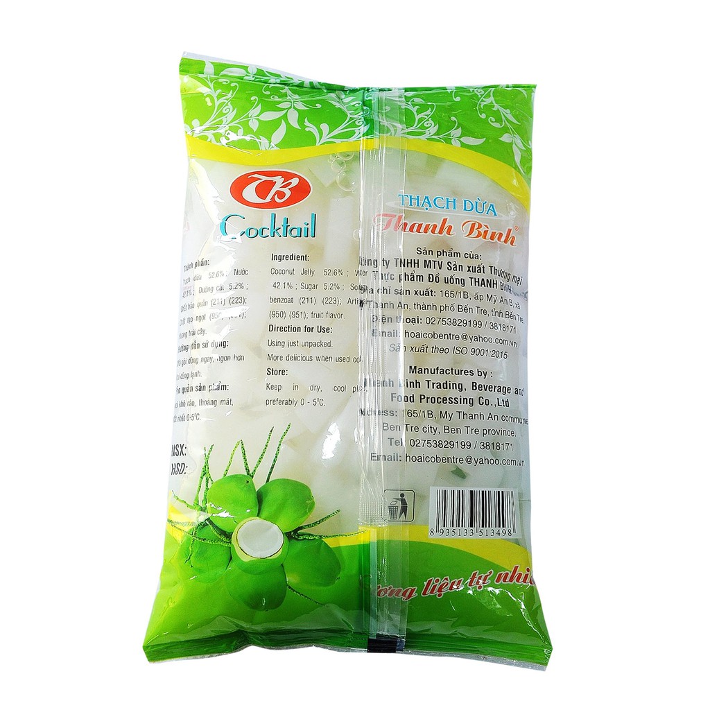 Thạch dừa Thanh Bình túi 500g