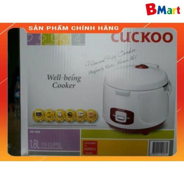 [Trợ Giá] Nồi cơm điện Cuckoo CR 1055 1,8L - Hàng chính hãng - Bảo hành 12 tháng  - BM