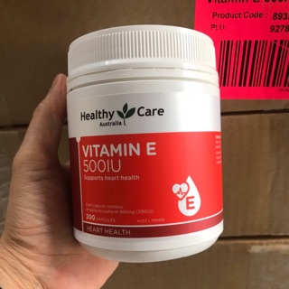 Viên uống vitamin e Healthy care 200 viên
