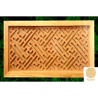 Tấm chắn ám khói bàn thờ 41x61cm  [Mẫu Chữ Vạn]