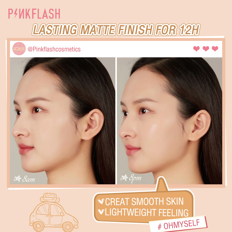 [Hàng mới về] Kem nền PINKFLASH chất lì dưỡng ẩm không thấm nước | BigBuy360 - bigbuy360.vn