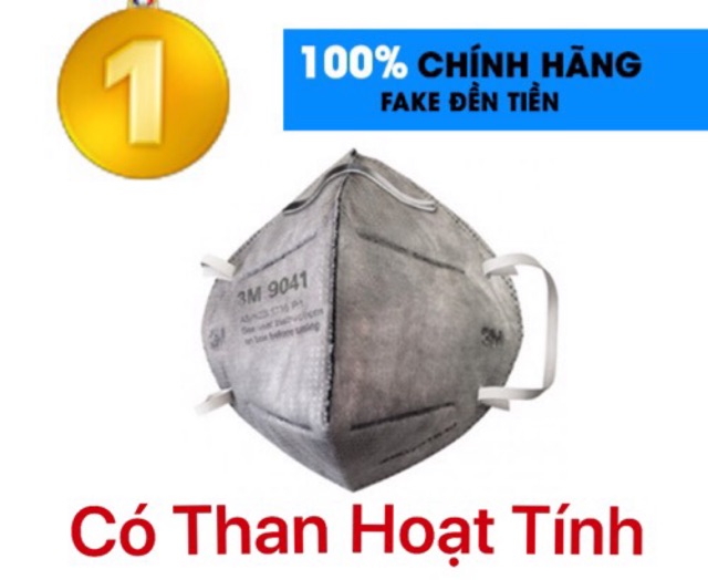 [Mã NOWSHIPVUI2 giảm 25k đơn 50k] KHẨU TRANG 3m 9001 - 9001V - Có VAN Lọc Khí