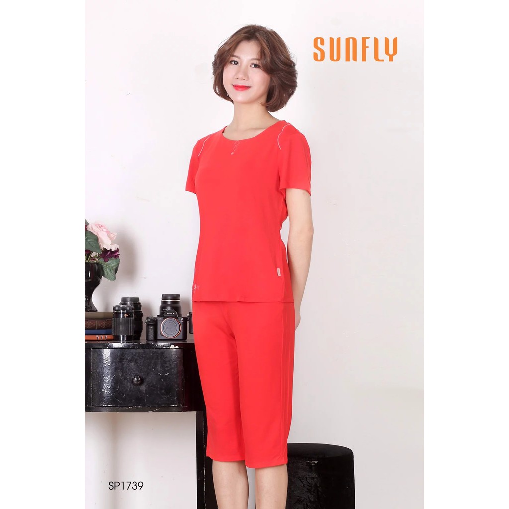 SP1739 BỘ MẶC NHÀ ÁO CỘC TAY, QUẦN LỬNG | BigBuy360 - bigbuy360.vn