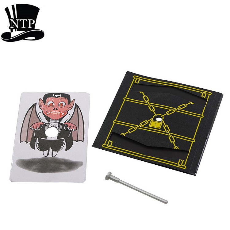 Ảo thuật bài dracula đâm xuyên ác quỷ hàng nhập bài tốt giấy dày (có hướng dẫn)