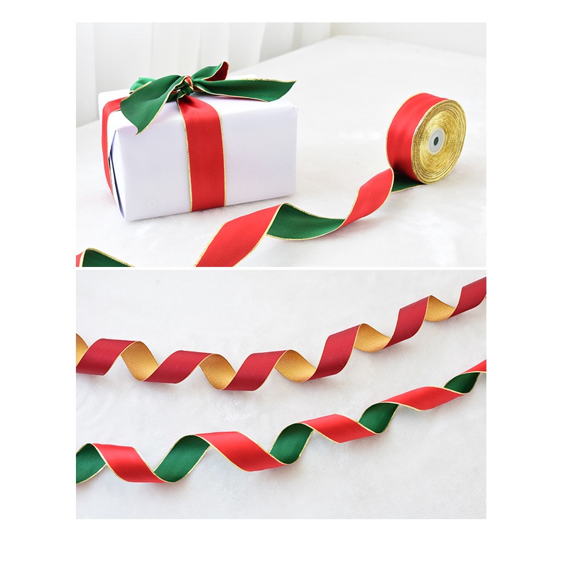 Cuộn Dây Ruy Băng 3.8cm * 2m Trang Trí Giáng Sinh