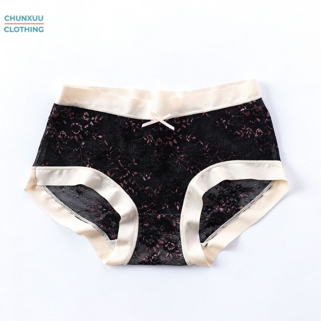 Quần lót ren hoa Chunxxu chất liệu cao cấp phối su lạnh thoáng khí - QC56