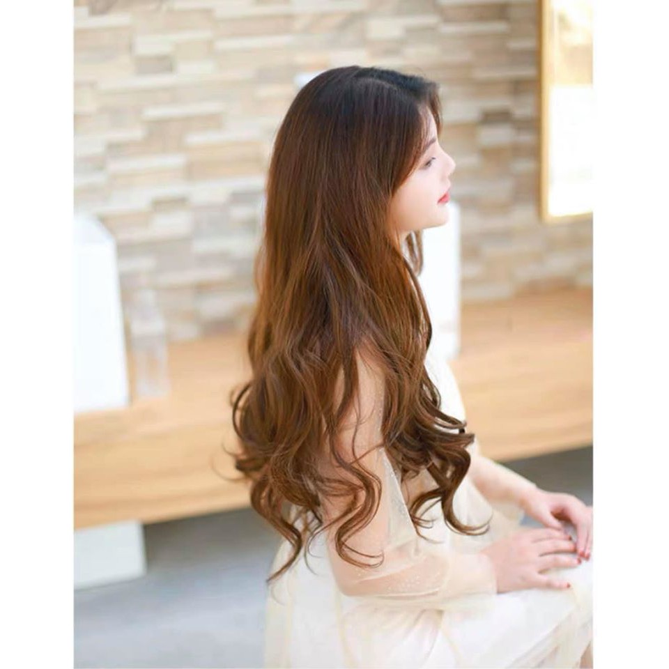 TÓC GIẢ 💕 FREESHIP 💕 MÃ GIẢM 15K  💕 Tóc giả kẹp xoăn 60cm