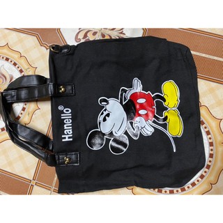 Túi vải tote in hình mickey