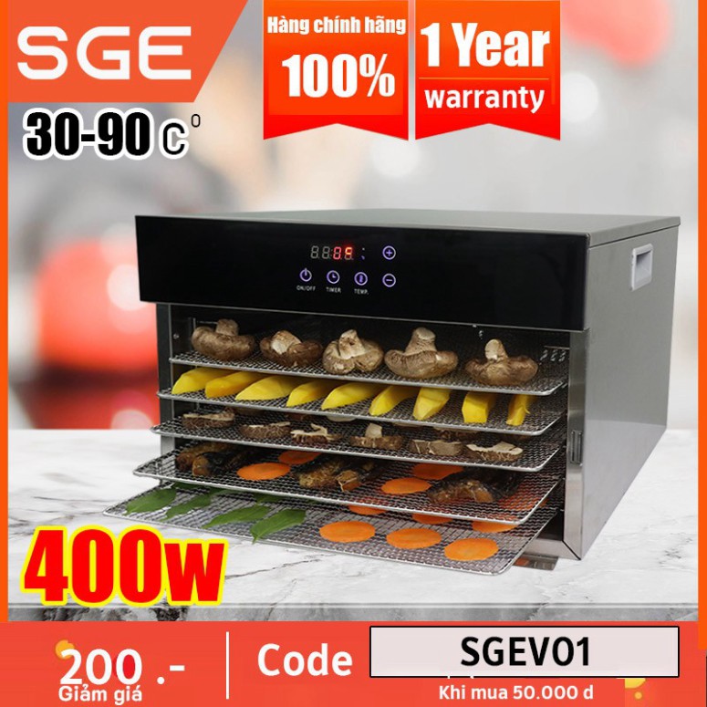 Máy Sấy Thực Phẩm GEB 6 (6 khay). Sấy Nhanh, Khỏe, Tiết Kiệm Điện, Nhiều Tính Năng Độc Đáo Duy Nhất Từ SGE Thailand!! f