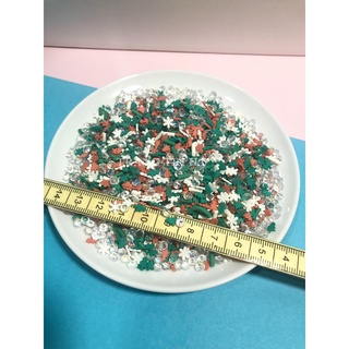 [Mô hình thu nhỏ]Nail móng tay giáng sinh phụ kiện búp bê [10g] trang trí bàn làm việc nhà cửa