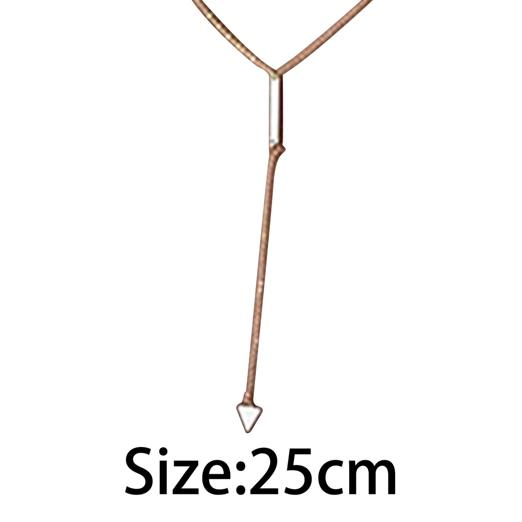 Vòng cổ Hợp Kim Mặt Tam Giác Phối Tua Rua Thời Trang